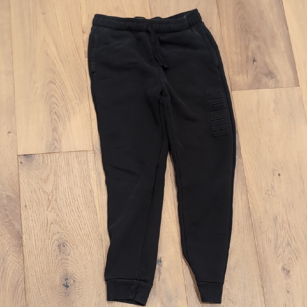 Puma Youth Black Sweatpants